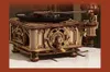 A wooden model of a classical gramophone with a vinyl record on the turntable. Podgląd zdjęcia produktu