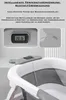 Faltbare Baby-Badewanne mit Echtzeit-Temperaturanzeige, Produktbild-Vorschau 6