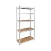 Stylowy metalowy regał z 5 półkami Solidne rozwiązanie do Podgląd zdjęcia produktu 1