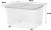 Wham 44L Aufbewahrungsbox Mit Rädern - Kapazität Gd 3839 Produktbild-Vorschau 2