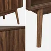 sweeek - Skandinavisches Sideboard mit Holzdekor - Dunkles Produktbild-Vorschau 6