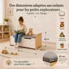 ALVIX Coffre de rangement pour jouets NESTA 1, banc pour Voir les images du produit 6