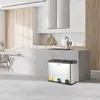 MAXCRAFT Mülleimer / Treteimer mit 3 Behältern - 54 Liter Produktbild-Vorschau 6