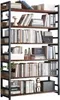 Industrielles Rustikales Stehendes Bücherregal 6 Regale Produktbild-Vorschau 6