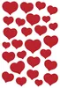 HERMA Sticker MAGIC "Rote Herzen" Stone 1 Blatt à 27 Produktbild-Vorschau 1