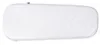 A white quilted mattress for a stroller or bassinet, shown from a top-down perspective on a white background. Produktbild-Vorschau