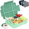Bugucat Brotdose Kinder mit Fächern 1330ML,Lunchbox Kinder Produktbild-Vorschau 1