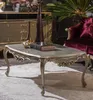 Silberner Couchtisch Beistelltisch Kaffeetisch Design Tisch Produktbild-Vorschau 1