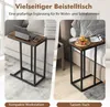 COSTWAY Table d'appoint en forme de C pour canapé et lit, Voir les images du produit 5