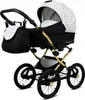 A studio shot of a baby stroller. Voir les images du produit