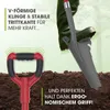 EASYmaxx Spaten- & Wurzelsäge - 114 cm - grau/rot Produktbild-Vorschau 4