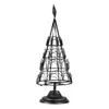 Portacarte Clayre & Eef Ø 12x31 cm Metallo nero Anteprima dell’immagine prodotto 2