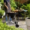 Holzkohlegrill 82x54x54cm fahrbarer Rundgrill Grill Produktbild-Vorschau 9