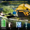 6000mAh Solar radio mit 4 verschiedenen Ladekabeln, Produktbild-Vorschau 9