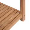 vidaXL Badregal mit 4 Böden Massivholz Teak 42x42x165 cm Produktbild-Vorschau 4