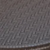 Relaxdays Gartentisch, H x D: 73 x 60 cm, Rattanoptik, Produktbild-Vorschau 6