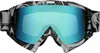 Motocross Brille Motorradbrille Googles Schutzbrille Silber Produktbild-Vorschau 1