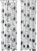 Voile Vorhang Kräuselband Black & White transparent Gardine Produktbild-Vorschau 2
