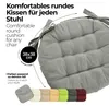 Sitzkissen Stuhlkissen Indoor & Outdoor 2er Set 38x38 cm - Produktbild-Vorschau 3