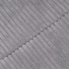 A close-up view of a grey corduroy fabric. Produktbild-Vorschau