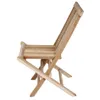 Set di 2 sedie pieghevoli in teak, sedie in legno, set di Anteprima dell’immagine prodotto 2