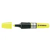 A yellow highlighter with its cap off, lying on a white background. Náhled obrázku produktu