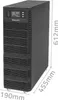 Qoltec UPS 10kVA, 10000W, PF1.0 LCD, EPO, USB, On line Anteprima dell’immagine prodotto 11