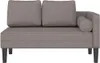 vidaXL Szezlong z poduszką tkanina taupe Podgląd zdjęcia produktu 3