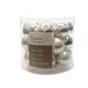 Weihnachts-Micro-Kugeln Silberfarben Ø 2,5 cm aus Glas - Produktbild-Vorschau 4