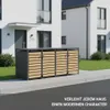 NovaTerra Mülltonnenbox mit 4 Türen 265*80*116cm NVT053 Produktbild-Vorschau 2