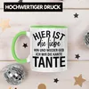 Trendation - Ich Geb Mir Die Kante Tante Tasse Geschenk Produktbild-Vorschau 3