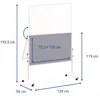 MAUL Moderationstafel MAULsolid 150 x 120 cm mobil klappbar Produktbild-Vorschau 2
