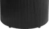 BELIANI Couchtisch Schwarz MDF Platte Metallfuß ø 50 cm Produktbild-Vorschau 5