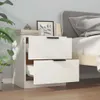 vidaXL Nachtkastje, 2 stuks, wit, van houtvezel Productafbeelding-voorbeeld 4
