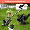 Akku-Rasentrimmer 21V mit 2 Batterie, Freischneider, Produktbild-Vorschau 7