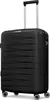 A black rolling suitcase is shown against a white background. Produktbild-Vorschau