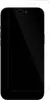 A clear screen protector is shown on a black smartphone. Produktbild-Vorschau
