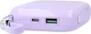 A close-up view of a purple power bank with a strap attached. Anteprima dell’immagine prodotto