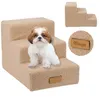 Escaliers pour chien ou chat Dogeste 3 marches agneau beige Voir les images du produit 7