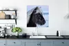 MuchoWow® Poster Pferd - Schnee - Island 75x75 cm - Wand Produktbild-Vorschau 3