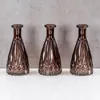 3er Set Vasen Glas H15cm Braun Blumenvase Tischdeko Produktbild-Vorschau 4