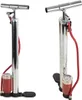 Two bicycle pumps are shown side-by-side against a white background. Voir les images du produit