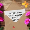 Mr. & Mrs. Panda Glückwunschkarte Spruch 6. Geburtstag Produktbild-Vorschau 3
