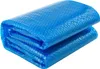 A folded blue solar pool cover. Produktbild-Vorschau