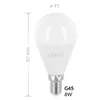 LED Birne G45 E14 8W - kaltweiß Produktbild-Vorschau 3