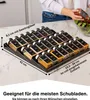 2er Set Verstellbares Gewürzregal für Schublade mit 24 Produktbild-Vorschau 3