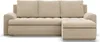 Rechts Ecksofa mit Schlaffunktion, Cord - Beige Produktbild-Vorschau 2