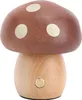 Stolná lampa Mushroom LED – drevo, teplé svetlo, plynule Náhľad obrázku produktu 2