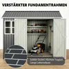 Geräteschuppen Gerätehaus Metall Gartenhaus Satteldach Produktbild-Vorschau 8