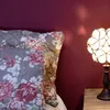 Clayre & Eef Tiffany Tischlampe 21x21x38 cm Beige Polyresin Produktbild-Vorschau 5